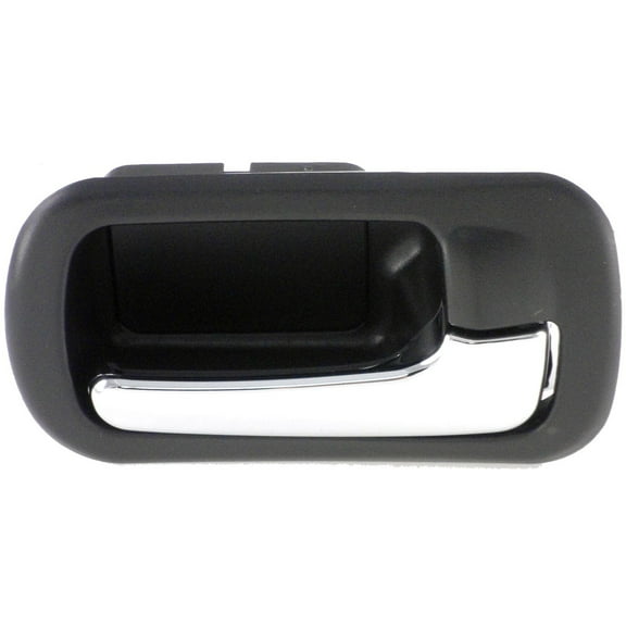 Dorman 82197 Rear Passenger Side Interior Door Handle for Specific Honda Models, Chrome Lever; Black Housing