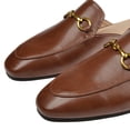 thumbnail image 3 of Zapatos Casuales Slip On Slides Hebilla Mules Mocasines Sin Espalda para Mujer Punta Redonda, 3 of 8