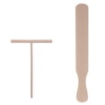 thumbnail image 1 of 2 pcs Pancake Utensils Wooden Rake Spreader and Spatula Spreading Tools for Restaurant Home Food Stall, 1 of 6