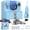Blue, variant on WEPMOUS Instant Print Camera, 1080P Zero Ink Photo Gift with 32GB Card, Purple