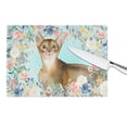 thumbnail image 4 of Abyssinian Spring Flowers Glass Cutting Board Large, 4 of 4