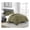 Olive Green, variant on 3-Piece All Season Queen Comforter Set Gray, Soft Quilted Down Alernative Duvet Insert with Corner Tabs, Lightweight Microfiber Bedding, 88 x 88 Inches