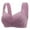 Purple, variant on SCSAlgin Bralettes for Women with Support Plus Size Front Closure Comfortable Bra Full Coverage No Underwire Daily Bralette