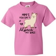 thumbnail image 3 of Inktastic Mimi's You Say Alpaca My Bags Youth T-Shirt, 3 of 5