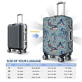 thumbnail image 6 of Naloa Underwater Animals and Flowers Elastic Suitcase Protector, Travel Suitcase Protector Cover Fits 18-32in Suitcase - Small, 6 of 9