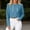 Light Blue, variant on Women's Backless Cropped Hoodie Sweatshirt Long Sleeve Workout Activewear Pullover, Solid Color Hoodie Daily Wear Blue XXL