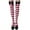Beige, variant on AOOCHASLIY Christmas/Daily Socks Women Christmas Long Tube Knee Socks Striped Garter Cute Accessories Christmas Party