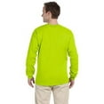 thumbnail image 2 of The Gildan Adult Ultra Cotton 6 oz Long Sleeve T-Shirt - SAFETY GREEN - 3XL, 2 of 2