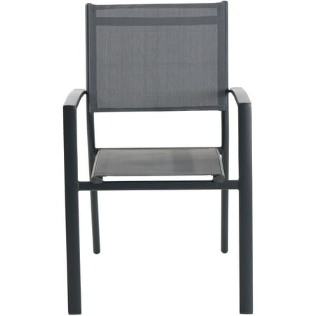 Hanover Naples 11 Pcs Aluminum Outdoor Dining Set, Gray