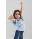 thumbnail image 2 of Camiseta Bluey para niñas pequeñas, paquete de 3 unidades, azul/gris y rosa, 5T, 2 of 7