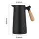 thumbnail image 5 of Jarra térmica grande para café, termo de doble pared, revestimiento de vidrio para el hogar, cafetera, olla de aislamiento para el hogar, jarras al vacío yeacher estándar, 5 of 6