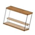 thumbnail image 1 of Clear Action Figure Storage Box, Lightweight a Acrylic Blind Box Showcase Multifunctional  for Displaying Small Dolls 2 Tiered Staircase Standard 32x12x22.4cm,3 Tiered Staircase M, 1 of 8