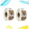 thumbnail image 2 of IDEANATEGRATE 1000Ud Etiquetas De Gracias En Papel Kraft Marrón Con Para Decorar Regalos, 2 of 8