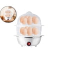 thumbnail image 1 of Electric Egg Cooker Boiler Maker Soft, Medium or Hard Boil, 14 Egg Capacity Two Layer Egg Maker, Egg Steamer, with Automatic Shut Off, Noise Free, 1 of 6
