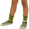 thumbnail image 3 of Teehee Kids Boys Cotton 6-Pack Ear Pop Out Crew Socks - Dog's Face, 6-8 Years, 3 of 8