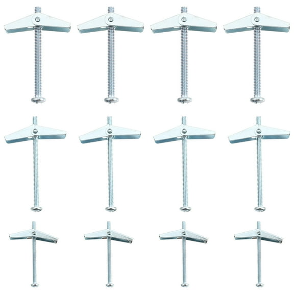 WASHWEPE 24 Pcs Bolts and Nuts Round Head Assortment Kit for Daily Use