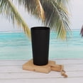 thumbnail image 2 of Mainstays - Black Round Plastic Tumbler, 26-Ounce, 2 of 6