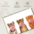 thumbnail image 6 of Elephant Stock Wild Cubs Bubble Gum Wall Art - Horizontal Canvas Wall Art - Living Room Wall Decor - Humor Canvas - White And Pink Decor - 24" x 16", 6 of 8