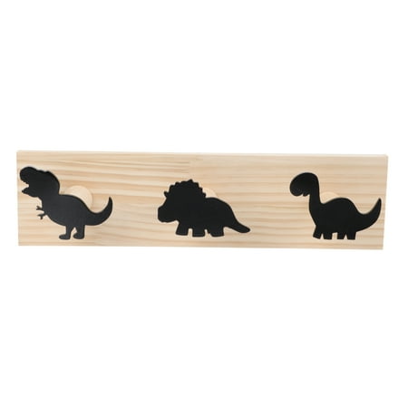 

1Pc Creative Dinosaur Row Hook Wooden Wall Hook Hanging Hook for Home Bedroom