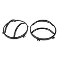 thumbnail image 1 of Headlight Lampshade Car Headlamp Lampshade Headlight Cover Car Accessory Headlamp Protective Cover Iron Headlight Lampshade Light Cover Protector Fits For  TJ 97-06, 1 of 8