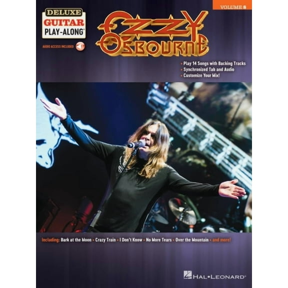 Ozzy Osbourne Deluxe Guitar Play-Along Volume 8 Book/Online Audio, (Paperback)