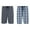 Blue/Black Plaid, variant on Hanes  Woven Tagless Plaid Shorts (Pack of 2) (Men Big & Tall)