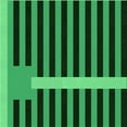 thumbnail image 1 of Ahgly Company Machine Washable Indoor Square Transitional Deep Emerald Green Area Rugs, 7' Square, 1 of 7