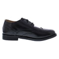 thumbnail image 2 of Polo Ralph Lauren Wing Tip Oxford PS Boys Shoes Size 2, Color: Black, 2 of 5