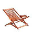 thumbnail image 2 of Ensemble de 2 Chaises Longues en Bois Dur, 2 of 2