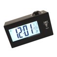 thumbnail image 2 of Shisuyan Réveil à Affichage LED Horloge de Projection Numérique Horloge de Table Moderne avec Fonction Snooze 12/24 Heures pour Chambres à Piles (Noir), 2 of 8