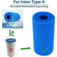 thumbnail image 4 of Qucyy 4 Pcs Éponge Filtrante, Filtre de Piscine, Mousse pour Filtre de Piscine, Éponge Filtrante, Réutilisable et Lavable, pour Spa, Piscine, Jacuzzi (Bleu, 10 20cm), 4 of 5