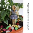 thumbnail image 6 of 6 Pieces Miniature Fairies Accessories Mini Figurines with Stick Little Girl Sculpture Yard Ornaments Potted Plants Resin Decor for Outdoor Garden Lawn Decoration, 6 of 6