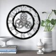 thumbnail image 4 of Reloj de engranaje retro, reloj de pared de engranaje artesanal, mano de obra exquisita para decoración del hogar, dormitorio, oficina, 4 of 5