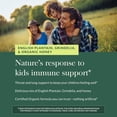 thumbnail image 5 of Gaia Herbs Bronchial Wellness Syrup Kids - Immune Support Supplement - Throat & Lung Health Support* - Certified Organic Formula with English Plantain, Grindelia & Honey - 3 Fl Oz (18 Servings), 5 of 9