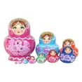 thumbnail image 2 of HILABEE 10 Layer Nesting Doll Nesting Wishing Dolls Handpainted Collectible Crafts Matryoshka Dolls Stackable for Birthday Gift Table rose, 2 of 9