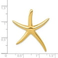 thumbnail image 4 of FB Jewels 14K Yellow Gold Polished Starfish Slide, 4 of 4