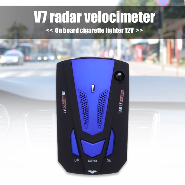 Detector de señal de radar de coche universal V7 Advertencia de Ndcxsfigh alerta de voz de velocidad de seguridad