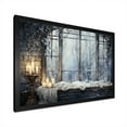 thumbnail image 2 of Designart "Antique Countryside Window Charm in White and Grey" Farm Framed Wall Art Decor - Country White Farm Windows Hallway Framed Wall Art Decor, 2 of 6