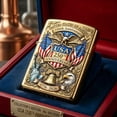 thumbnail image 4 of United States 250th Anniversary Lighter,2D Refillable Flip-Top Windproof Lighters,Fierce Soaring Eagle Patriotic Design Pocket Lighters,Ideal Gift For Men Father Daddy Day, 4 of 8