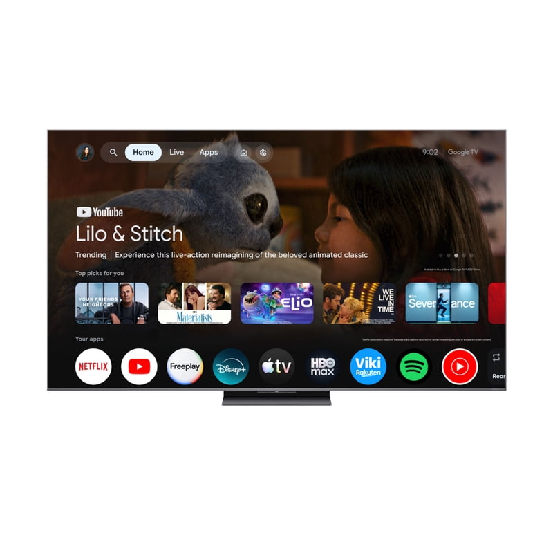 TCL 65” QM8L Series SQD-Mini LED QLED Smart Google TV (NEW 2026) - TCL Deep Color System with Super QLED, Up to LD4000 Precise Dimming Series, Up to HDR6000 Peak Nits, WHVA 2.0 Ultra Panel - 65QM8L gallery view