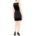 thumbnail image 2 of Maison Jules  Black Sleeveless Mixed-Media Flared Dress S, 2 of 2