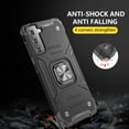 thumbnail image 7 of FIEWESEY for Samsung Galaxy S22 Phone Case Military Grade Drop Rugged Cover Anti-Scratch Protective 360° Rotate Kickstand Sturdy Shockproof Phone Cover for Samsung Galaxy S22 6.1 inch(Black), 7 of 7