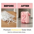 thumbnail image 4 of Automatic Pop-up Floss Dispenser Refillable  Floss Holder Portable Travel Floss Pick Organizer Case with 100 Floss Picks for Teeth Cleaning, 4 of 5