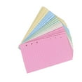 50 Pages A6 Colorful 6Hole Ruled Loose Leaf Paper Loose Leaf Planner