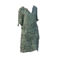 thumbnail image 1 of Kcodviy Robe de Cocktail pour Femme Grande Taille Moyenne Deux Mignonne Longueur Imprimée à Manches Longues après 5 Robes de Cocktail Robe à Col en V, 1 of 5
