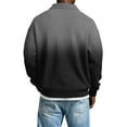 thumbnail image 3 of CCRFTGI Polo Shirts for Men Casual Waffle Knit V Neck Collared Blouse Loose Fit Button Textured Shirts Slim Fit Long Sleeve Spring Day Pullovers Black 4XL, 3 of 3