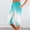 Light Blue, variant on JUSLIO Womens Capris Fashion Print Elastic, Waist Drawstring with Pockets Casual Workout Split Hem Capri Pants