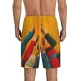 thumbnail image 4 of Lsque Colorful Sweaters And Strings Mens Sleep Pajama Shorts,Short Pajama Pants, Cotton Ultra-Soft Knit-Medium, 4 of 9