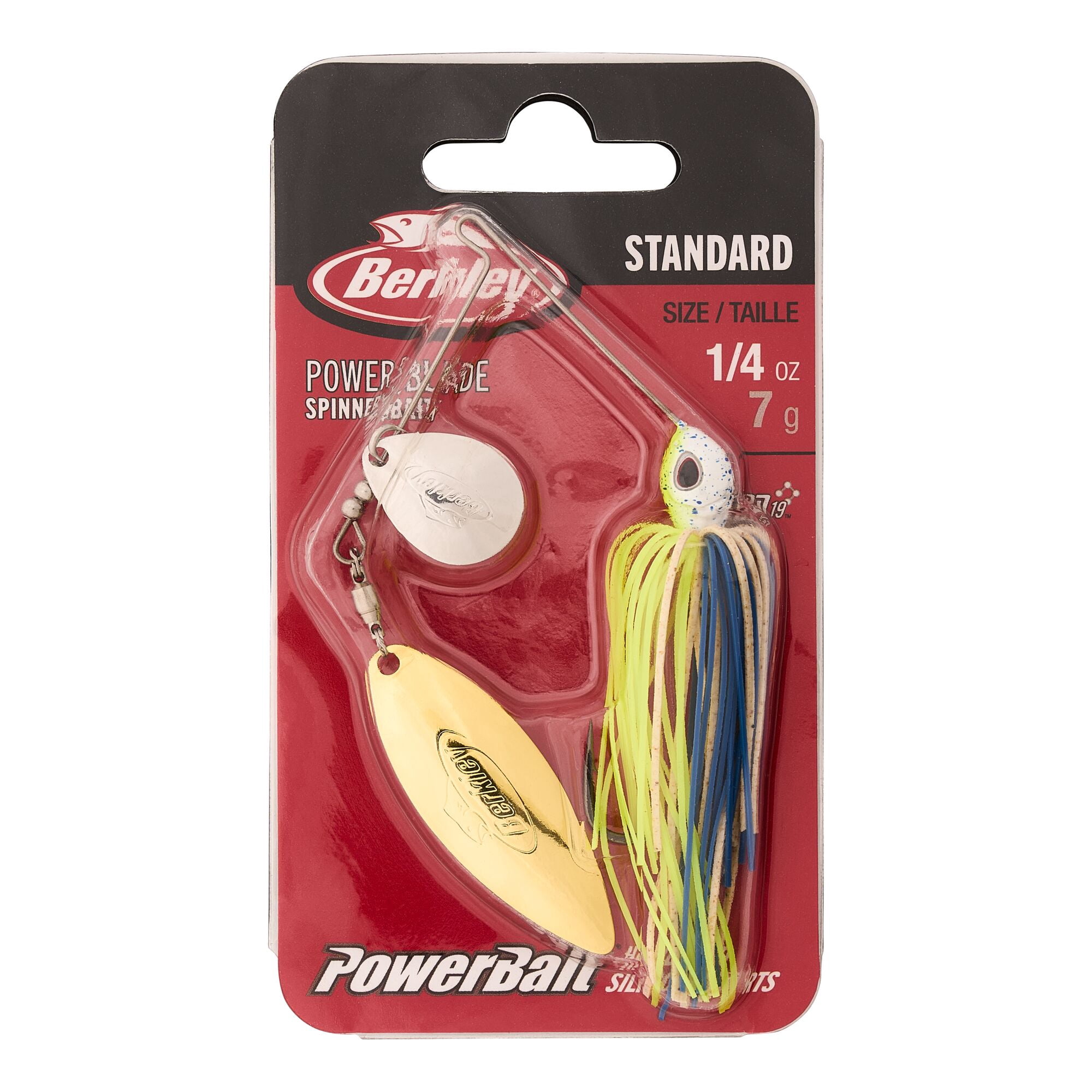 Berkley Power® Blade Standard, Spinnerbaits, Old School/Silver + Gold (1 Count)