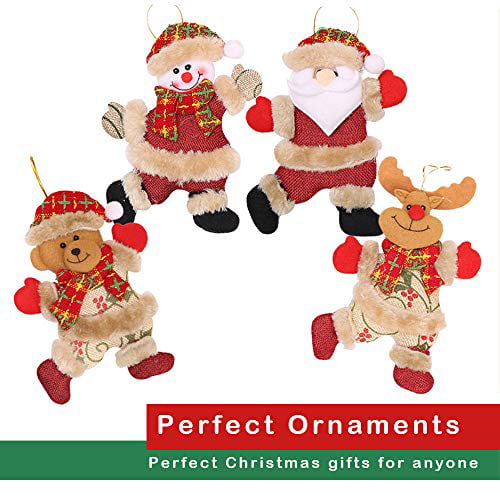WUJOMZ 2021 Christmas Ornaments Sets of 8 Pcs Funny Christmas Decorations for Christmas Tree 